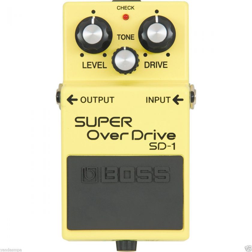Boss SD 1 Super Overdrive Pedal  Guitar Effects  Boss Pedal 