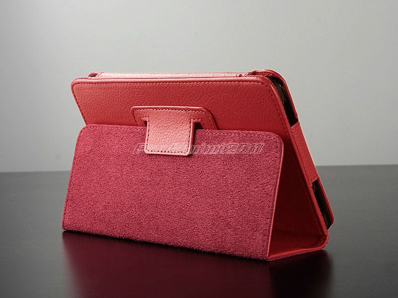 For Kindle Fire PU Leather Case Cover Stand/Car Charger/USB/St​ylus 