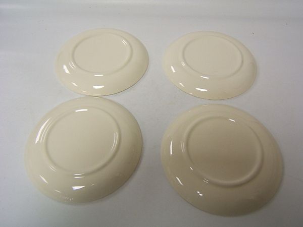 Stetson China Co 4 small plates Yellow Dogwood vintage  