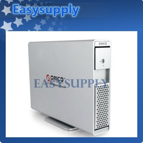 Hard Drive External Case SATA To USB 2.0 2mm Thick Aluminum Alloy 