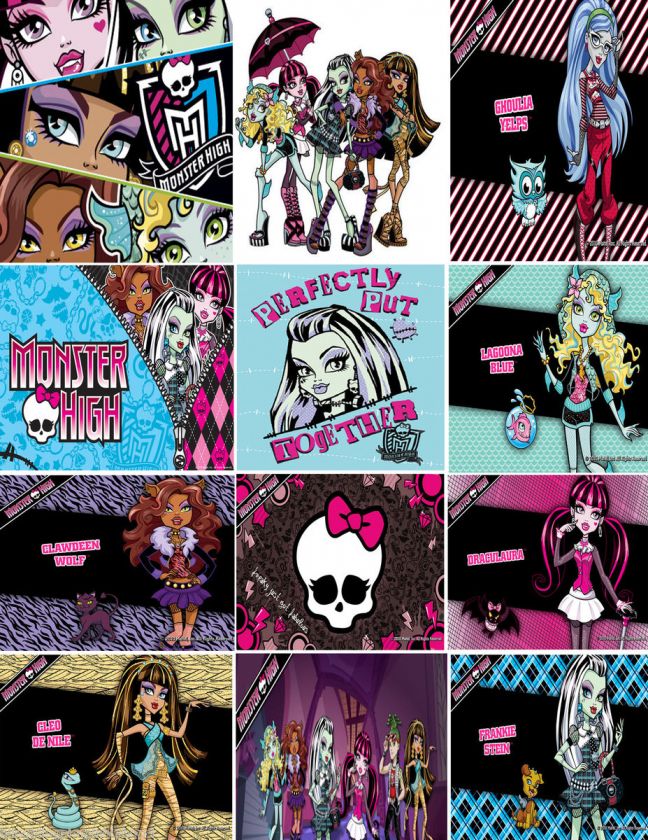 NICKELODEON FRANKIE STEIN DRACULAURA CLEO DE NILE MONSTER HIGH 