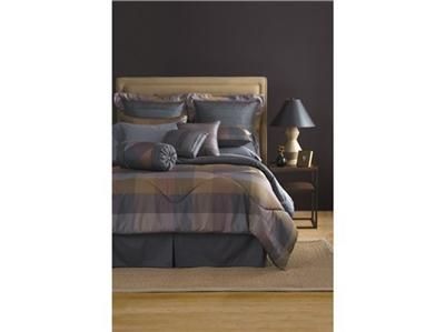 RACHAEL RAY Modern Exotic Chocolate QUEEN COMFORTER SET  