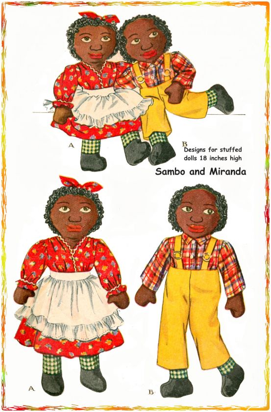 1068 SAM & MIRANDA DOLL PATTERN VINTAGE  