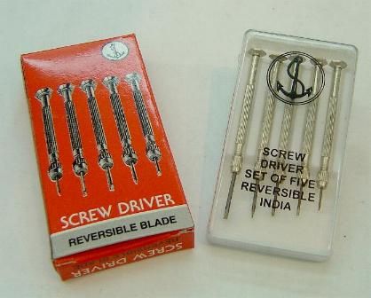 Brand new Watchmakers/Jewelers Screwdrivers Set(5) 