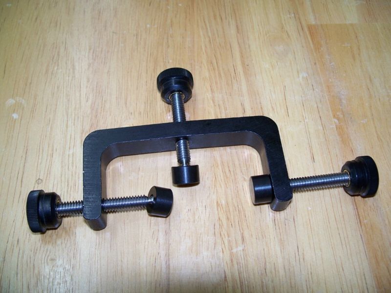 Old violin shop Tool, Light aluminum Three way clamp  