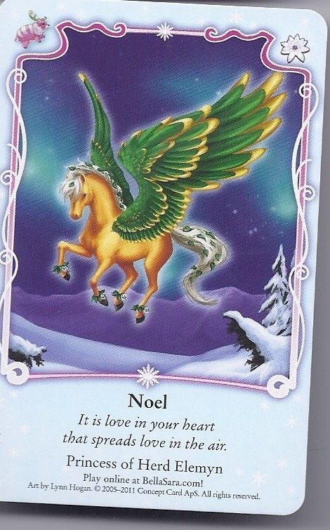 BELLA SARA TRADING CARD WINTER FESTIVAL SRS. #24/55*NOEL*  