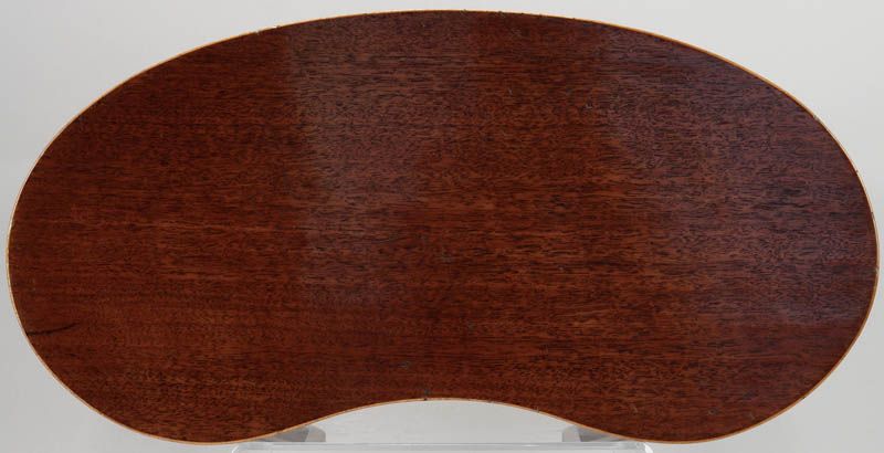 05917 Miniature Kidney Shaped Mahogany Desk c. 1850  