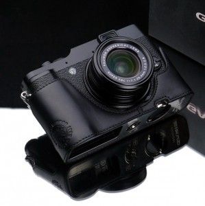 New Gariz Black Leather Case XS CHX10BK for Fujifilm X10  