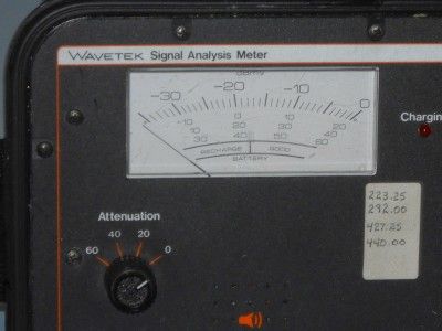 WAVETEK SAM 1000 SIGNAL ANALYSIS METER  