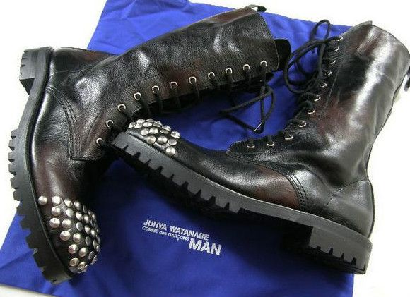 COMME des GARCONS JUNYA WATANABE MAN__Black Studs Boots__L  