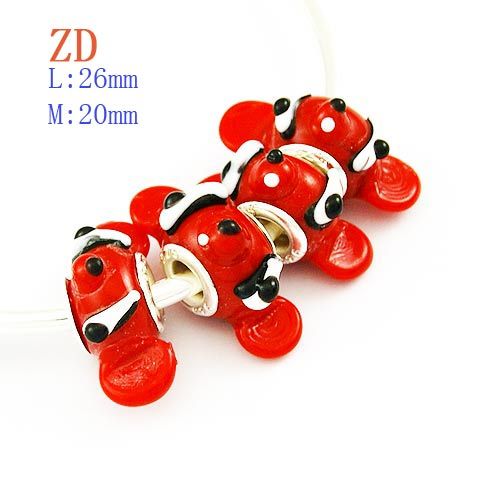 P701x Lot 24pcs Lovely dogs Lampwork Glass Vogue Beads  