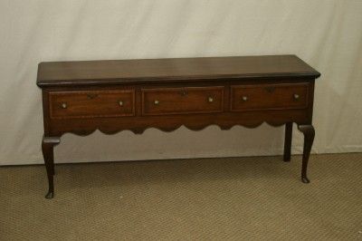 KITTINGER WILLIAMSBURG QUEEN ANNE MAHOGANY HUNTBOARD SIDEBOARD SERVER 