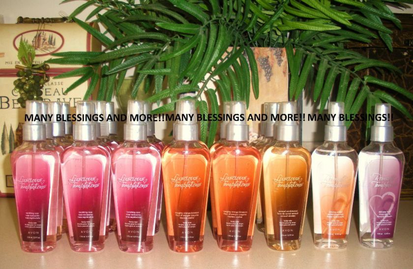 Avon LUSCIOUS TEMPTATIONS / ROMANTIC TEMPTATIONS BLUSHING Body Mist 