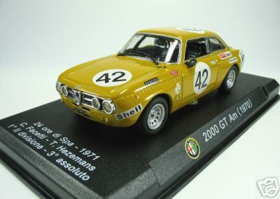 43 Alfa Romeo 2000 GTAm (1970) #42 diecast  