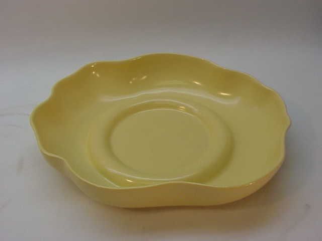 VINTAGE LOS ANGELES POTTERIES BOWL~YELLOW POTTERY dish  