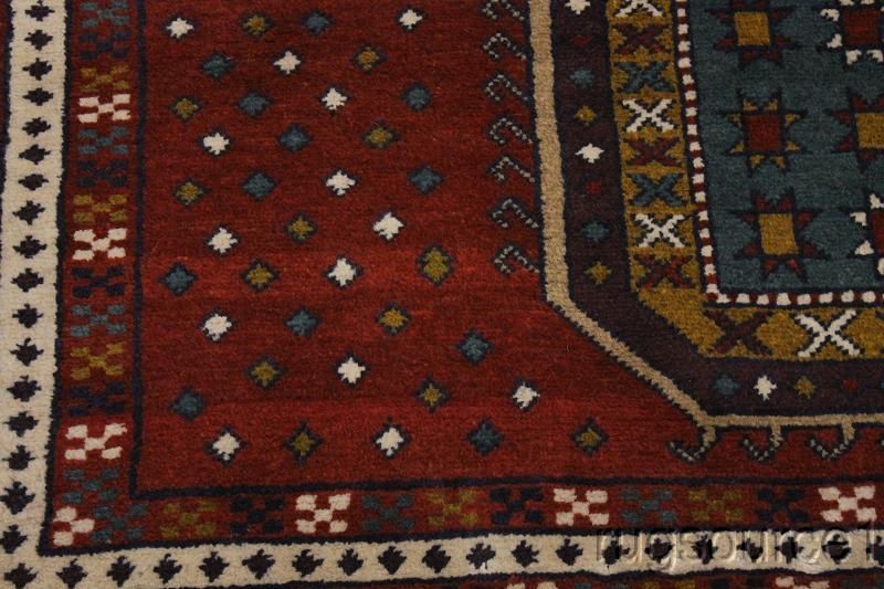 ONE OF A KIND TRIBAL 4X6 RARE SHIRAZ PERSIAN ORIENTAL AREA RUG WOOL 