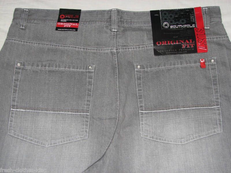 SOUTHPOLE New Grey Denim Jeans Choose Size Big & Tall  