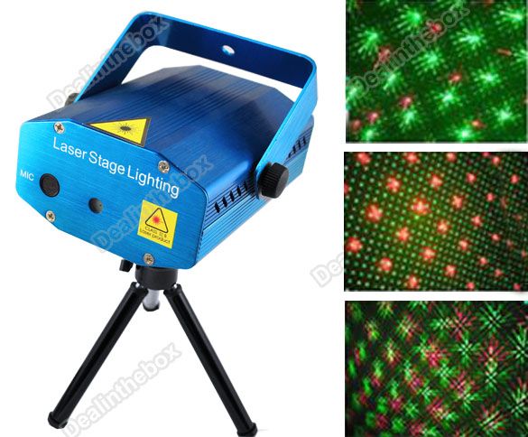   Green & Red Color Laser Stage Lighting DJs Party Light Show  