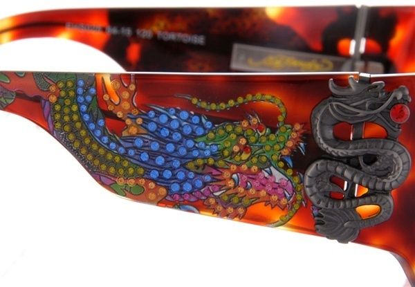 Ed Hardy Geisha & Dragon Sunglasses Unisex Hottest  