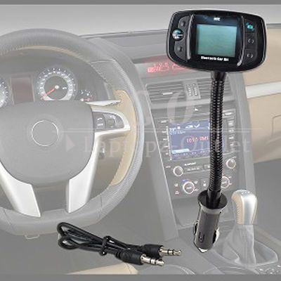 New Car Kit Bluetooth V2.4 USB SD MMC  FM Transmitter Car Radio 