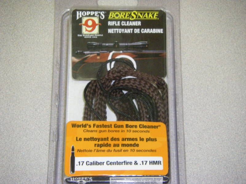 HOPPES BORESNAKE BORE SNAKES NEW #24010 17 HMR RIFLE  