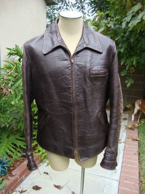   Californian Horsehide Jacket 44 46 Bruce Willis Surrogates  