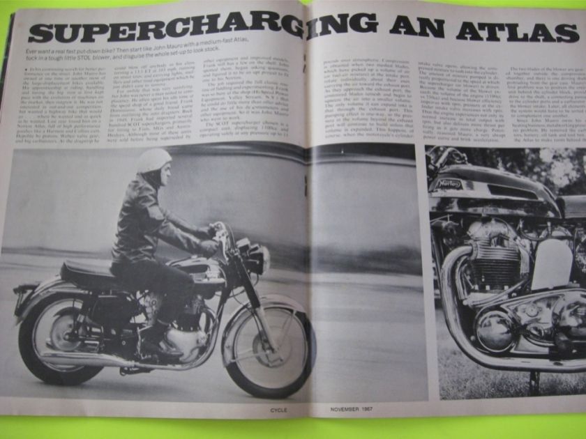 Cycle 1967 Magazine,Norton Metisse,Maico 360,Atlas 1100  