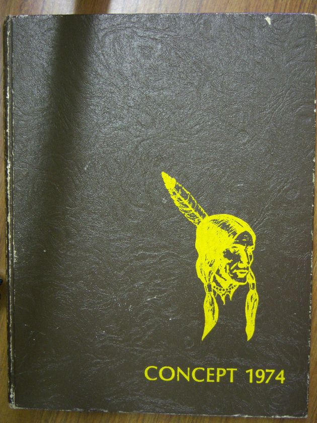 1974  CONCEPT  WESTERN HIGH SCHOOL YEARBOOK AUBURN, MICHIGAN  