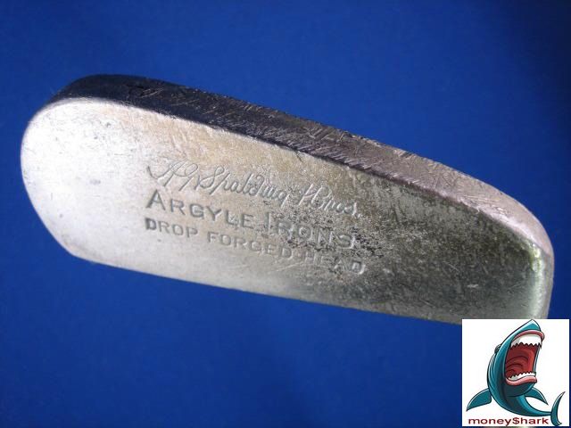 PUTTER SPALDING ARGYLE BLADE GOLF CLUB  