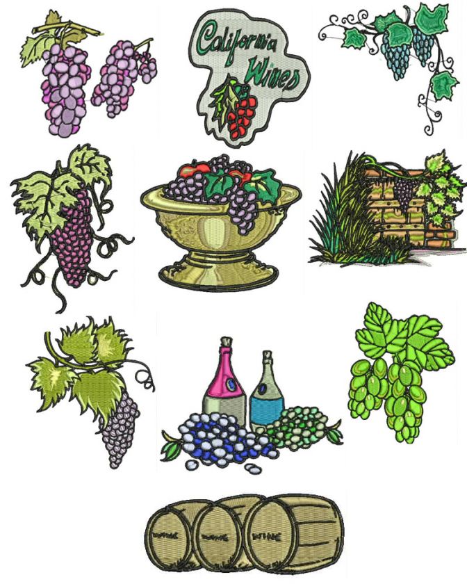 125+ Food & Drink Machine Embroidery Design Collection  