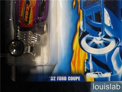 HOT WHEELS 32 FORD COUPE COLLECTOR NO. 195      HOTWHEELS 