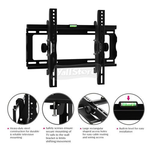 LCD LED Plasma Display Bracket TV Wall Mount 23 24 26 32 37 40 42 