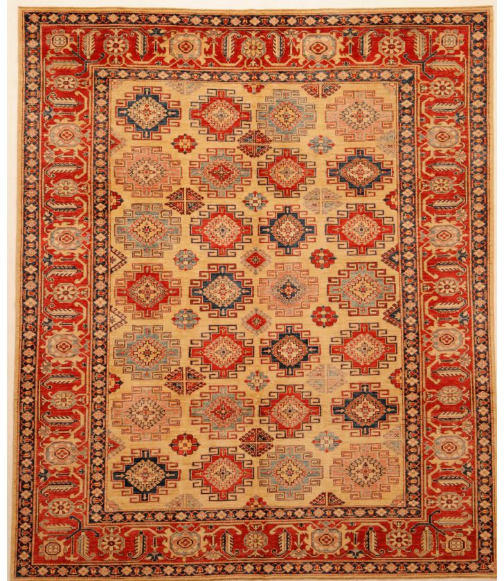 Area Rugs Handmade Oriental Rug Wool Kazak 8 X 10  