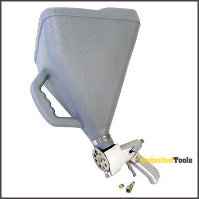 Air Texture Hopper Spray Gun Walls Ceilings Adjustable Trigger Popcorn 