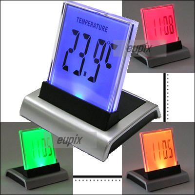 LED DIGITAL DESK ALARM CLOCK + THERMOMETER CALENDAR 3  