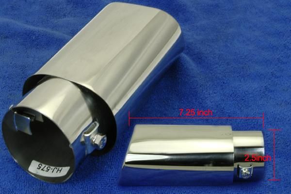 Car Universal 2.5 Inch Inlet Exhaust Muffler Pipe 575  