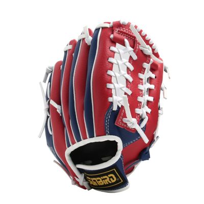 10 Baseball Softball Gloves Right Hand Throw Red Blue  