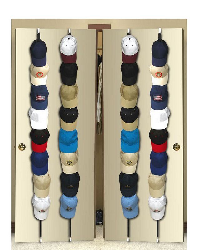 32 BASEBALL CAP DISPLAY WALL / DOOR STORAGE RACK  