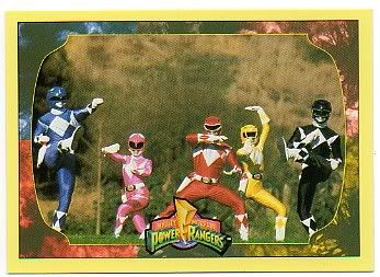 Collect a card power rangers prototype card