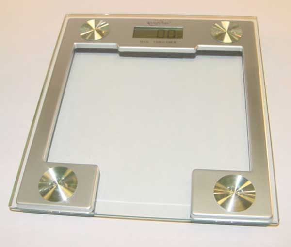 330 Lb BATHROOM SCALE GLASS TOP Digital Electronic 3813  