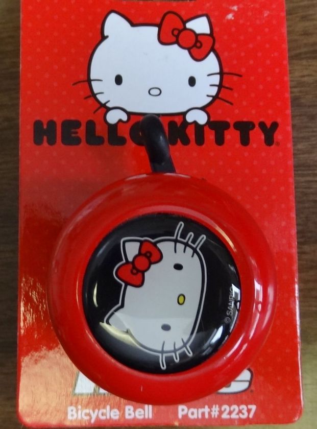 Hello Kitty Bicycle Bike Bell Red Handlebar Mount MPN 2237  