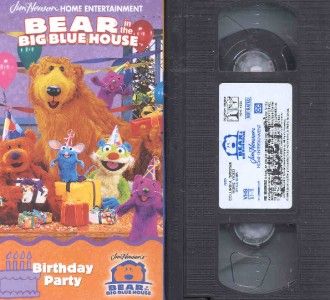 Bear Big Blue House Happy Birthday V 1 7 VHS  