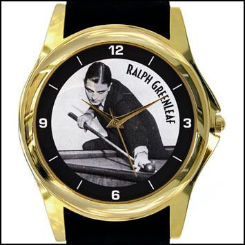 VINTAGE POOL TOURNAMENT BILLIARDS WATCH GREENLEAF Psf05  