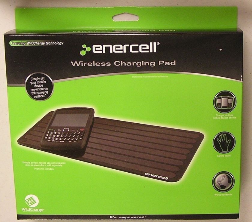 BRAND NEW) Enercell Wireless Charging Pad IPHONE IPOD  PDA CHARGER 