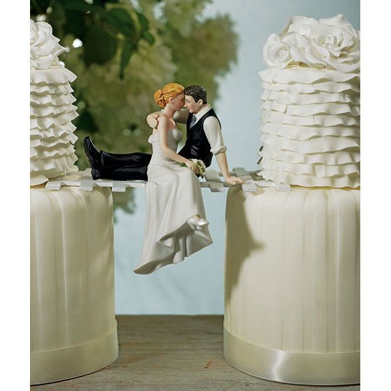 Wedding Cake Topper Look of Love Bride and Groom Toppers  