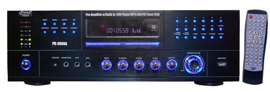 Pyle PD3000A Home Audio 3000W Stereo Receiver DVD CD  Player USB 