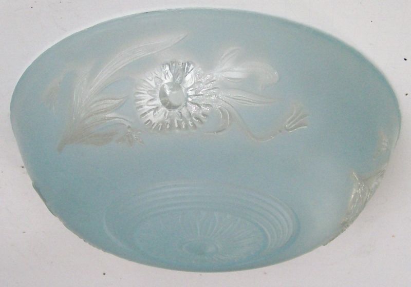 Art Deco Nouveau Dome Glass Ceiling Light Fixture Shade  