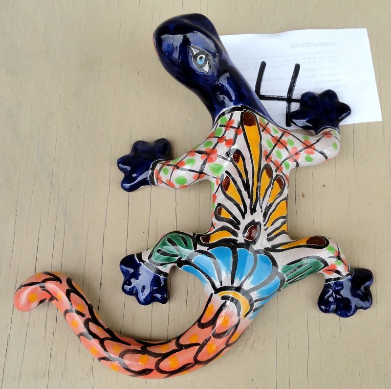 Ceramic Pottery Gecko Iguana Talavera Lizard Salamander  