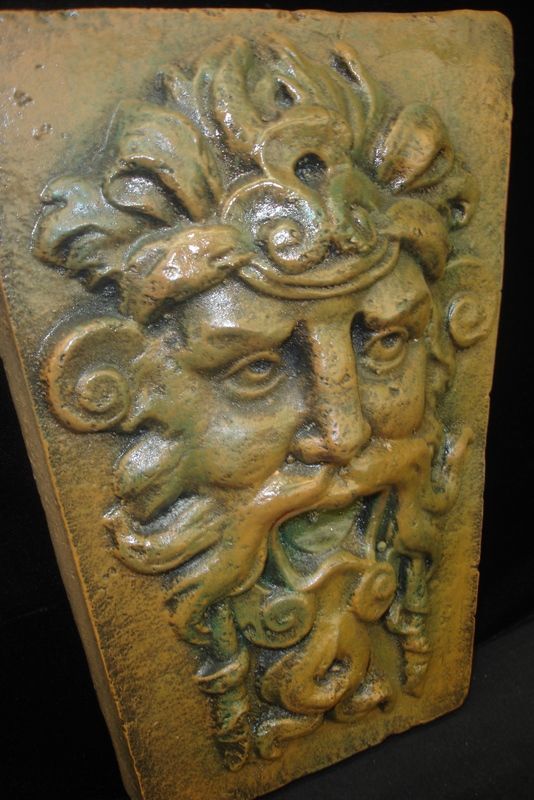 terracotta green item garden god greenman material designer casting 