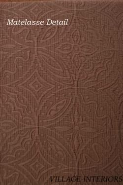 MOCHA CHOCOLATE BROWN MATELASSE 100% COTTON QUEEN COVERLET + SHAMS SET 